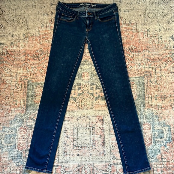 America Eagle Outfitter Jeans Size 8 Long - Picture 1 of 6
